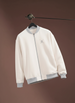Men's Casual Zip-Up Jacket With Contrast Trim | Tapioca