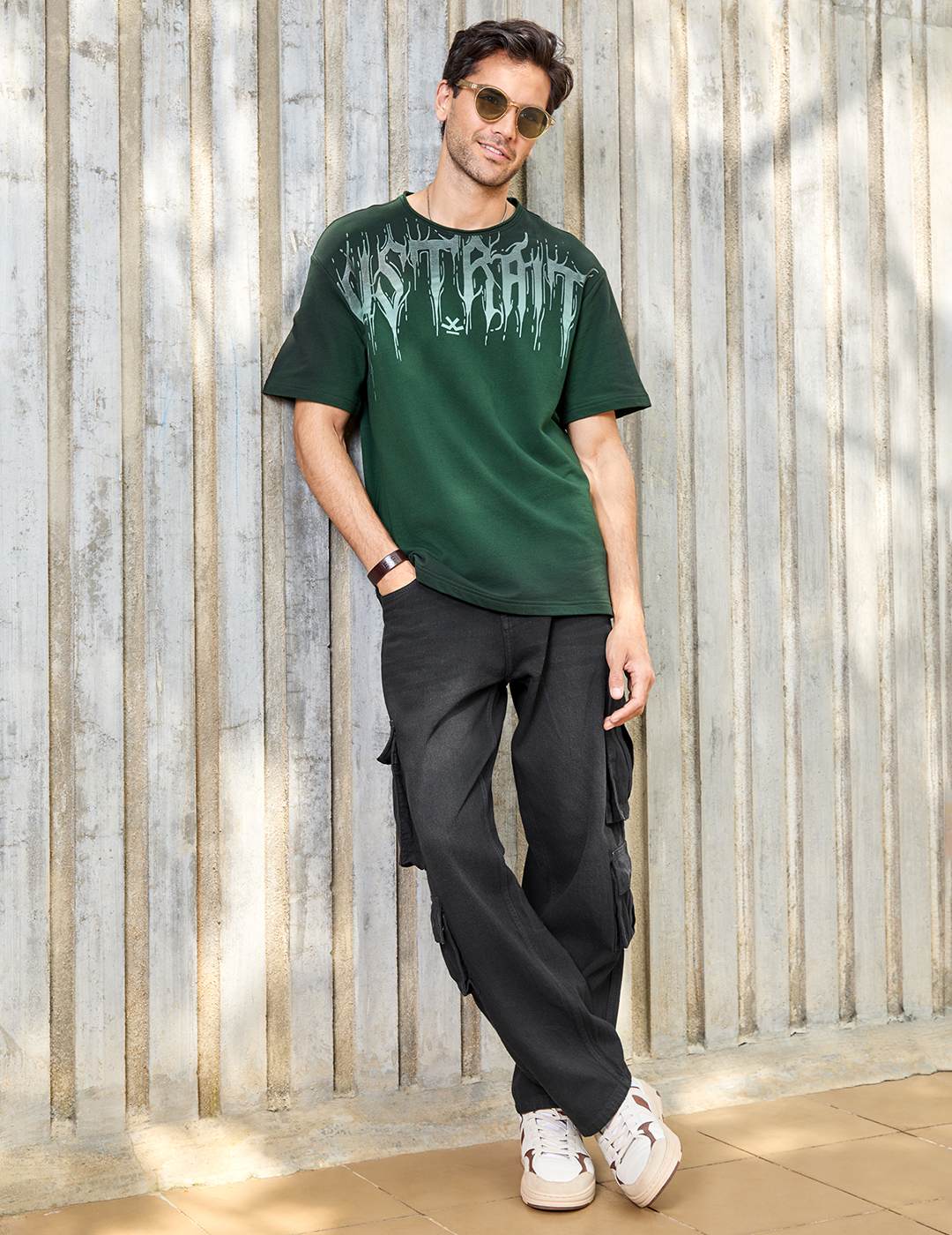 Washed Olive Oversized T-Shirt