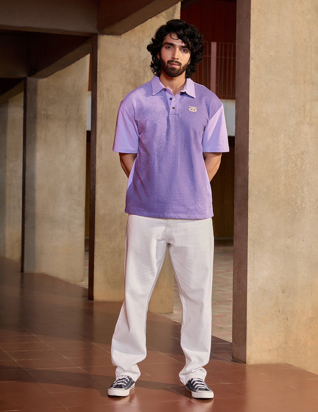 Purple Shadow Polo T-Shirt