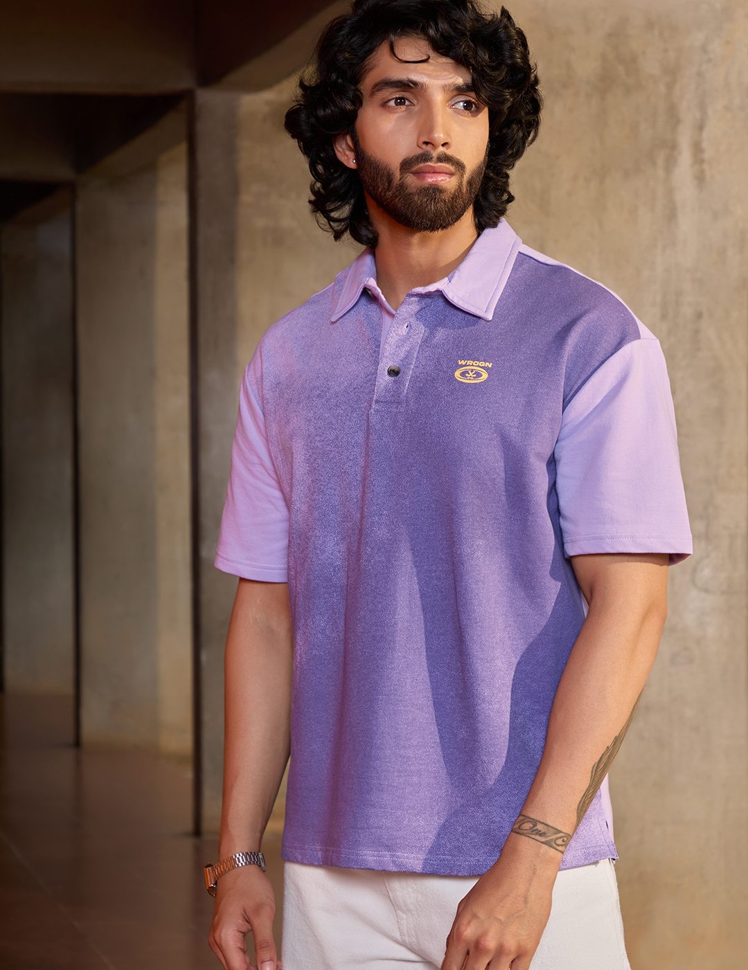 Purple Shadow Polo T-Shirt