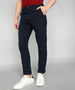 Solid Navy Blue Chino Trouser