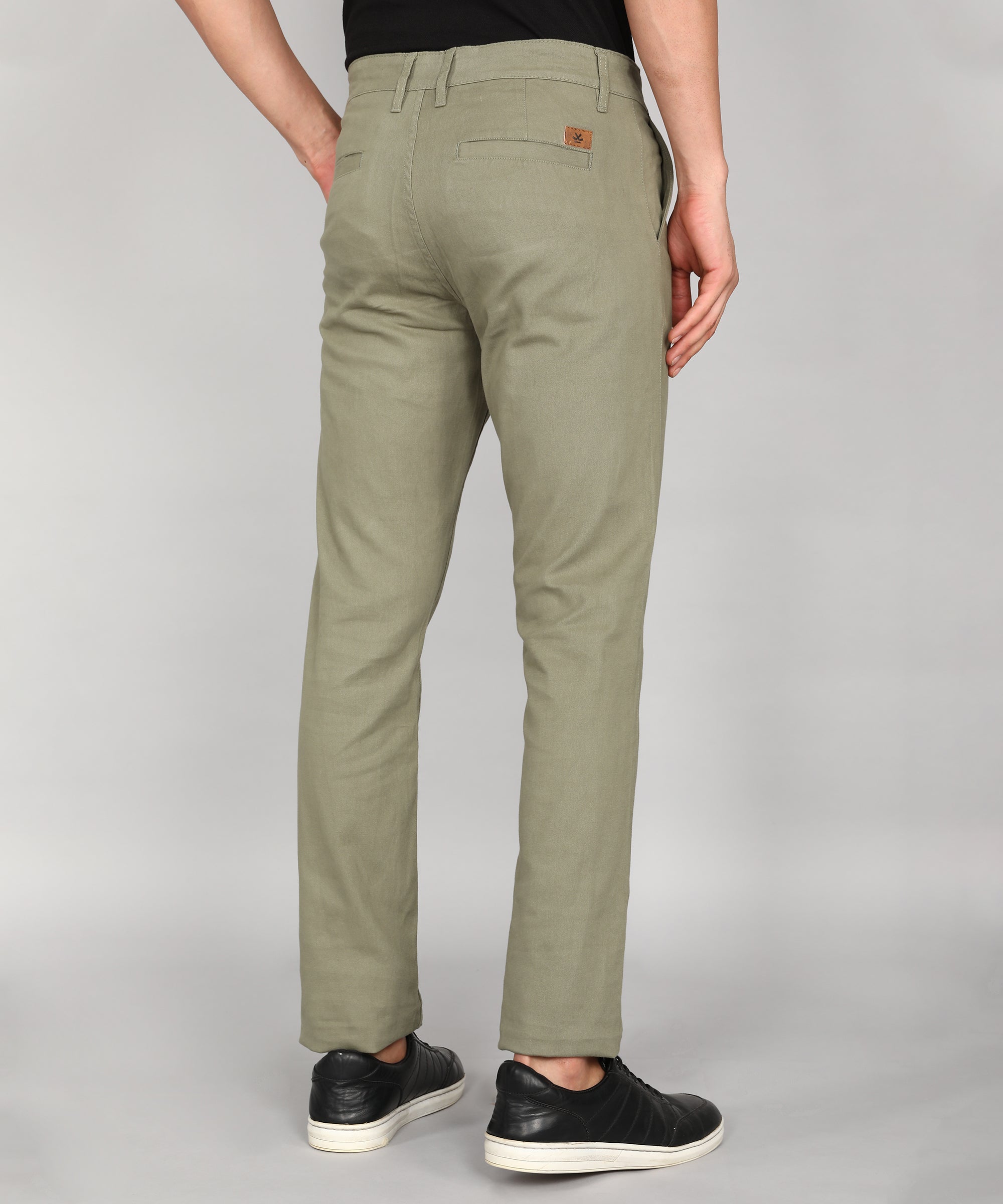 Solid Olive Chino Trouser