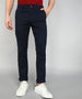 Solid Navy Blue Chino Trouser