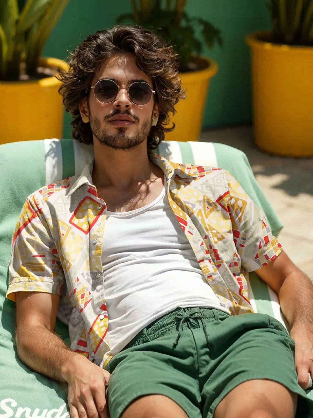 AOP Fluid Light Weight Viscose Shirt | Multicolour