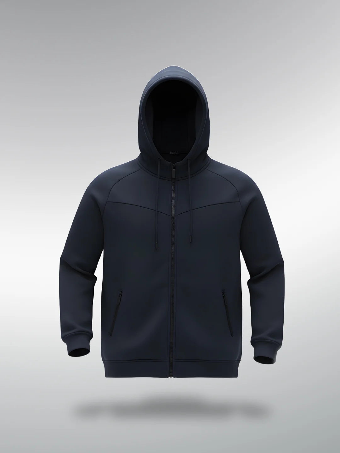 Bold Black Hooded Sweatshirt