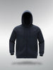 Bold Black Hooded Sweatshirt