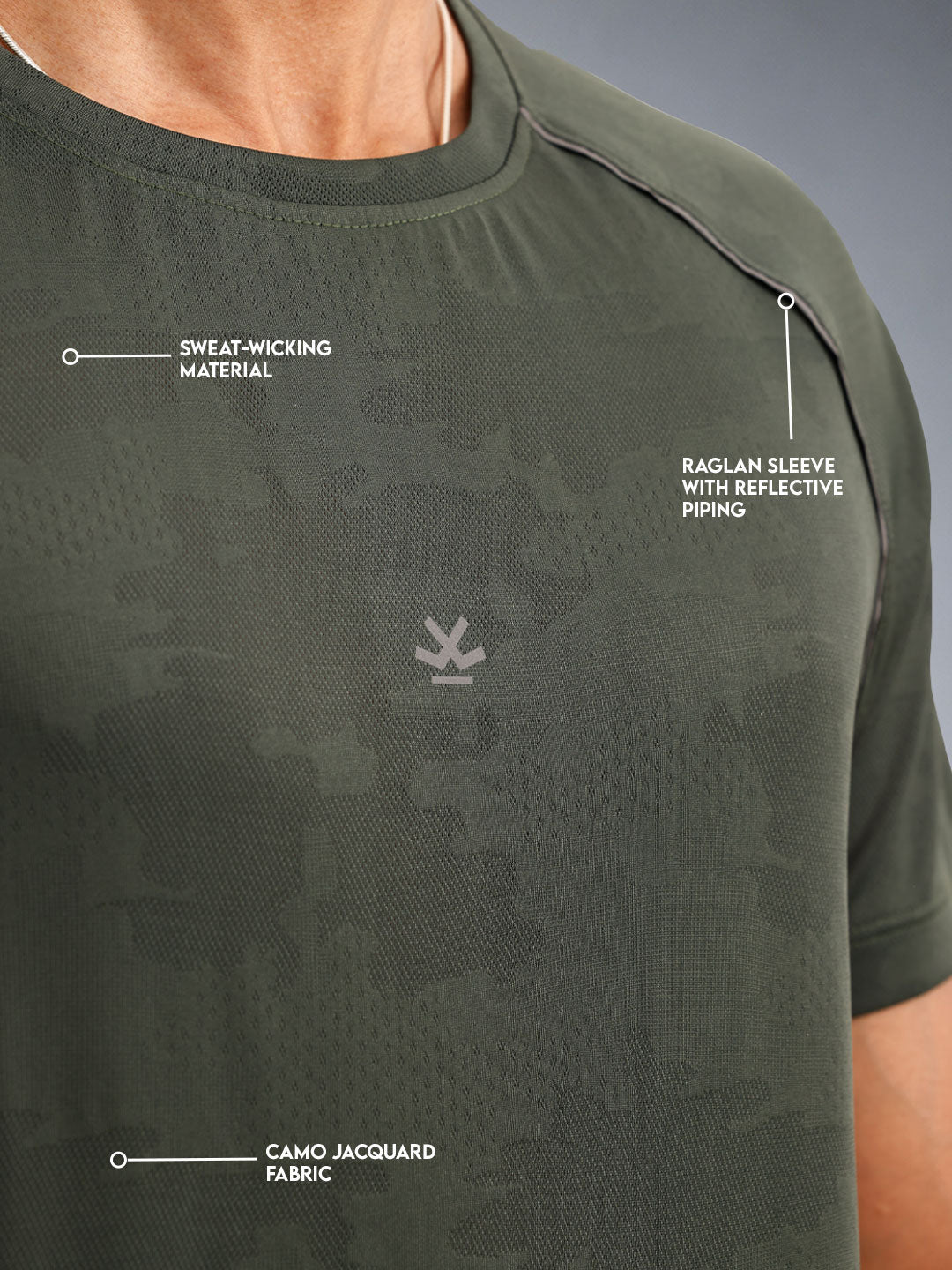 Stealth Camo Active Tee | Active |  Olive