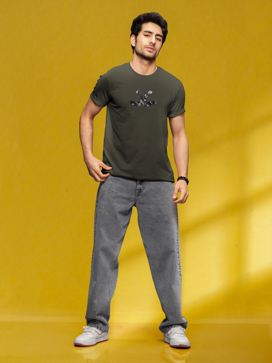 Heavy Fade Anti Fit Jeans | Grey