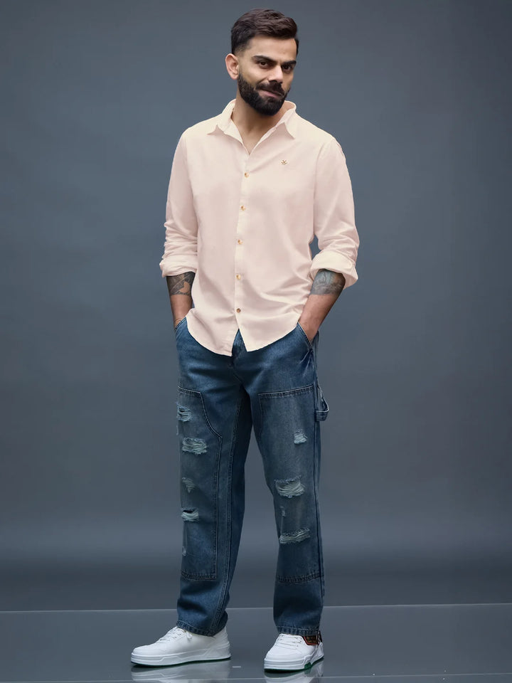 Pique Knitted Shirt | Pink